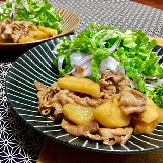 じゃがいも入り♪豚肉の生姜焼き